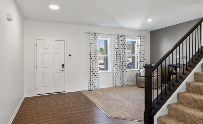 Front door and foyer