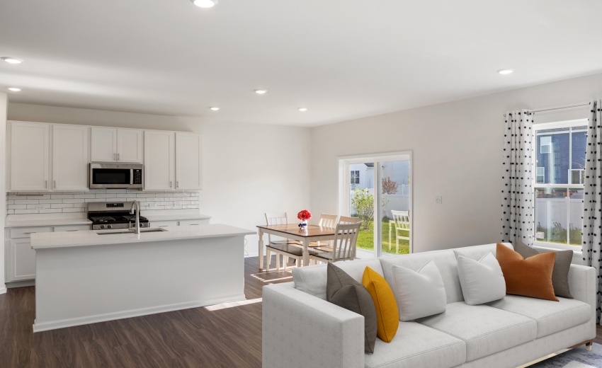 Living Room and Kitchen