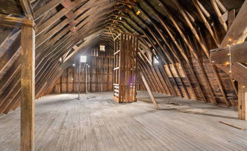 Dairy barn loft