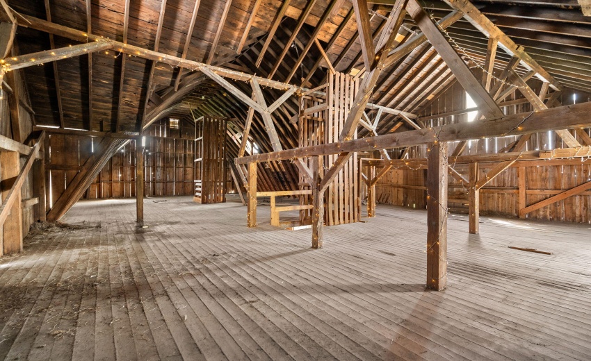 Dairy barn loft