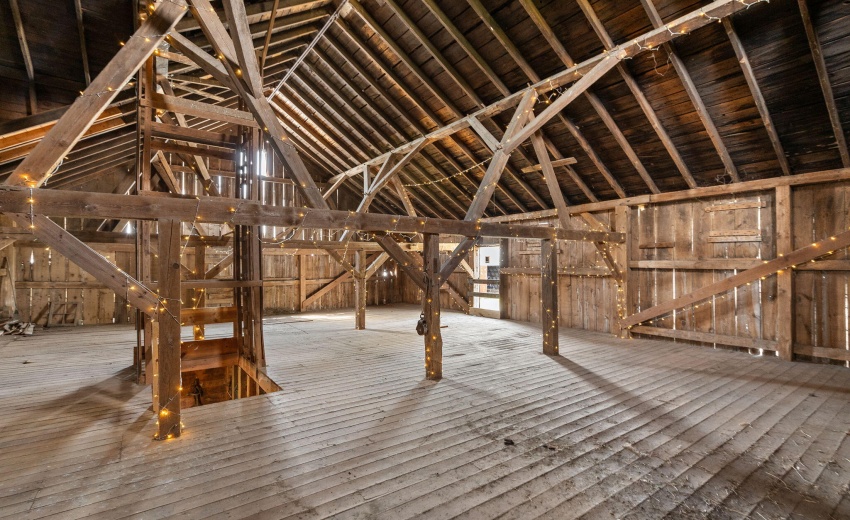 Dairy barn loft