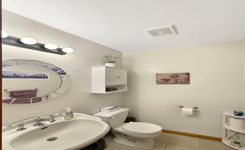 Main floor half bath