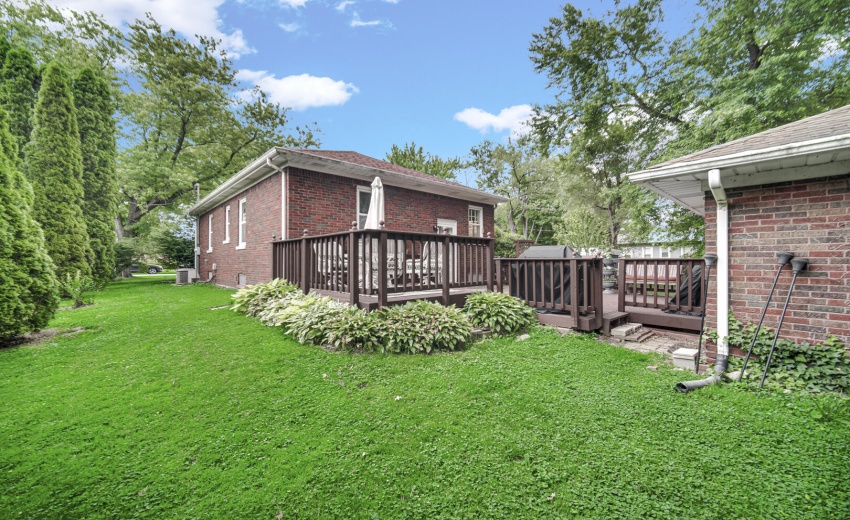 Yard towards deck