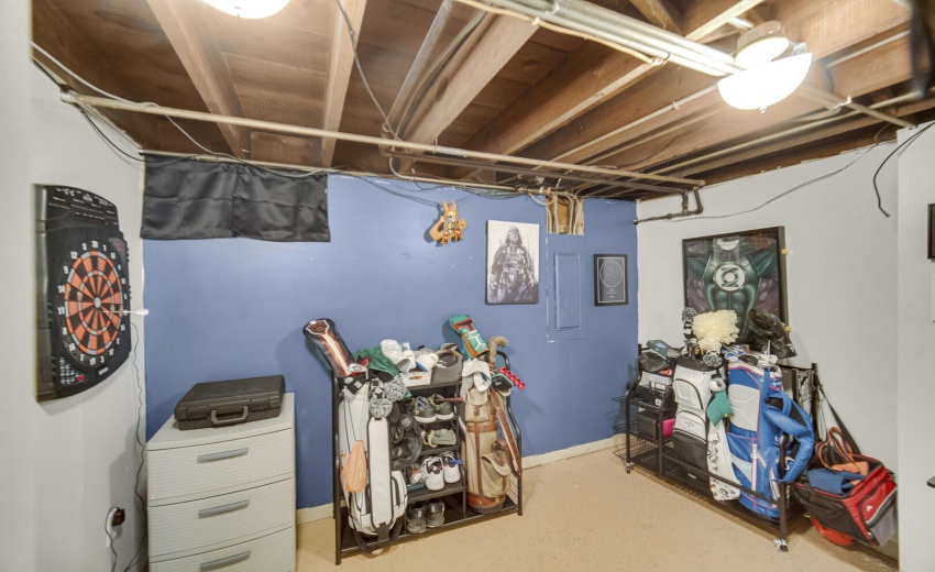 Basement office or bonus room