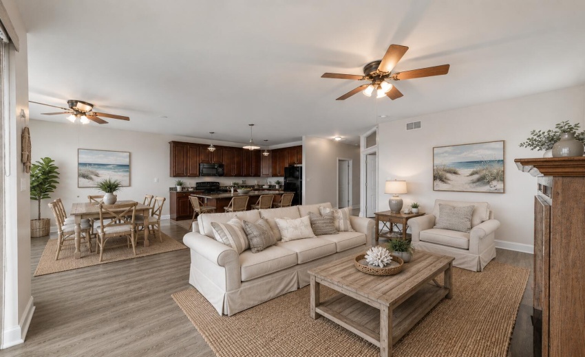 condo room with furniture withoug beach