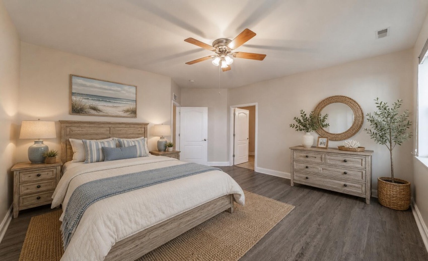 condo bedroom 1 with furniture 1