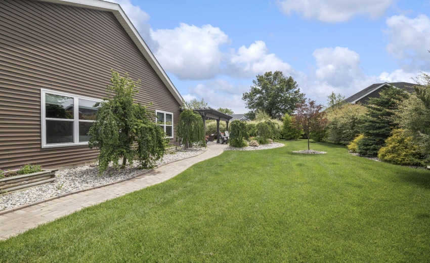 Beautifully landscaped