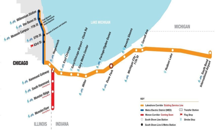 south shore map