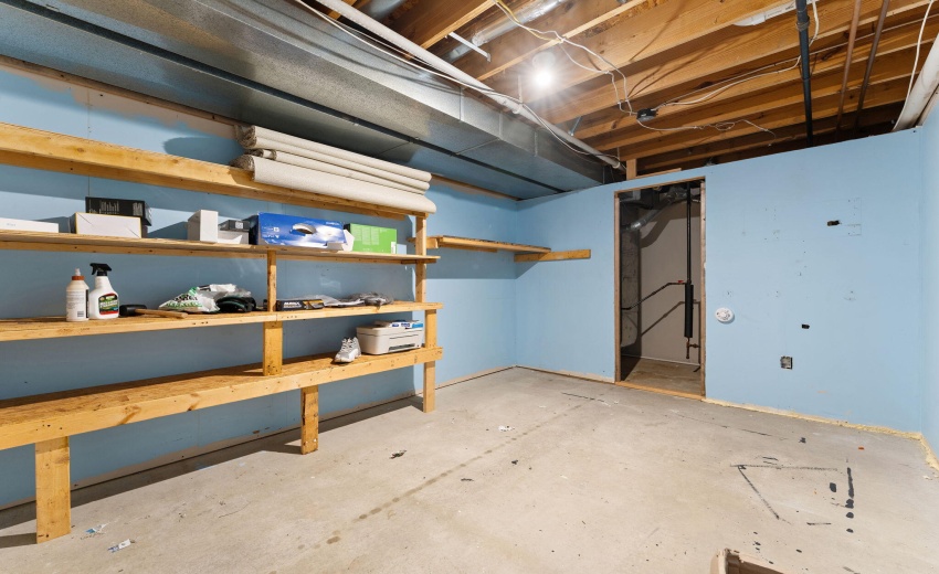 Basement storage
