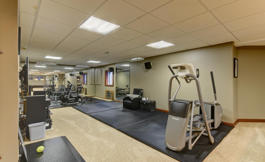 Currently used for work out room