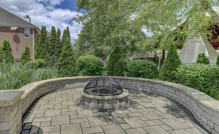 Firepit on Patio