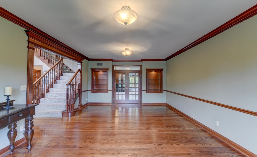 French Doors to Family Room