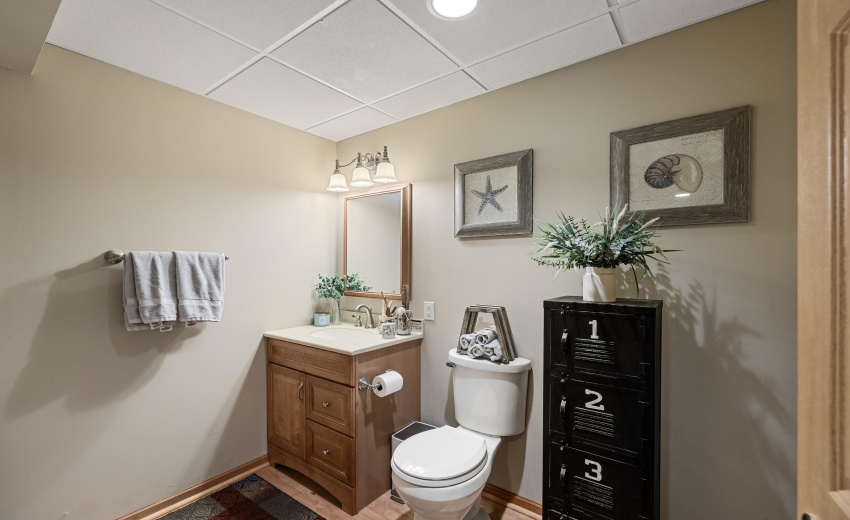 Basement Half Bath