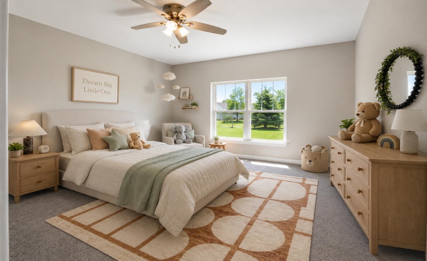 2nd Bedroom Staged