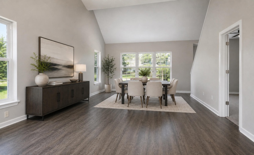 Dining Room Staged