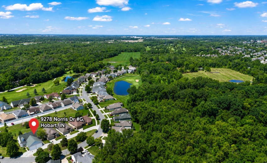 Aerial view of Neighborhood