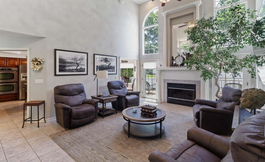 Two Story Living Room