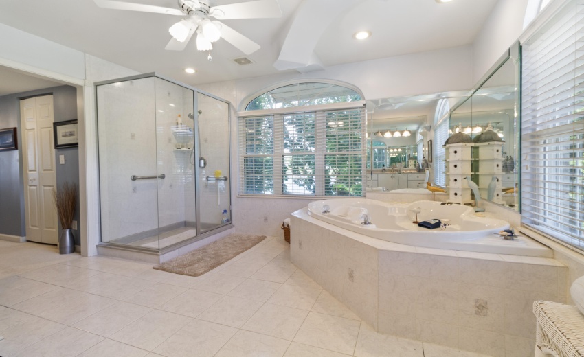 Expansive Walk-in Shower
