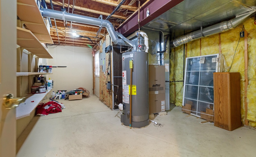 Furnace Room to Lower Garage