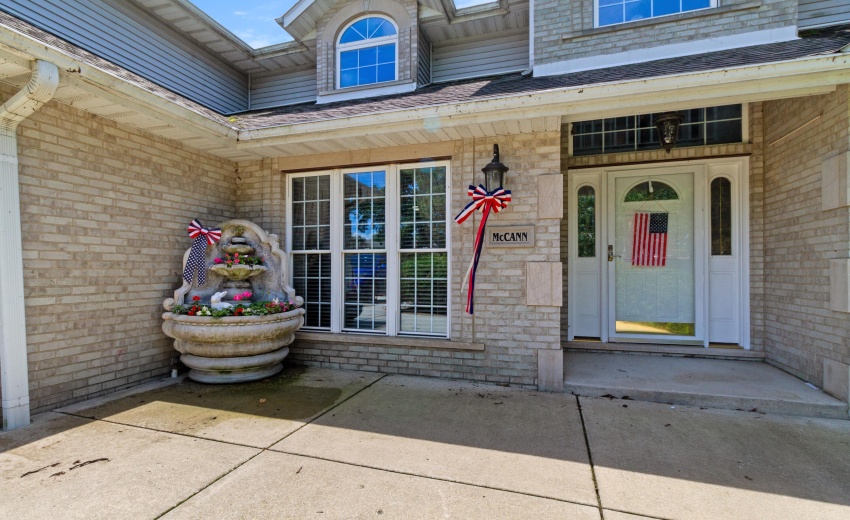 Front Entry Patio Area