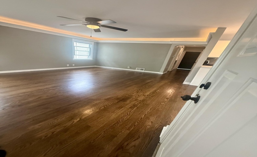 Living room from entry
