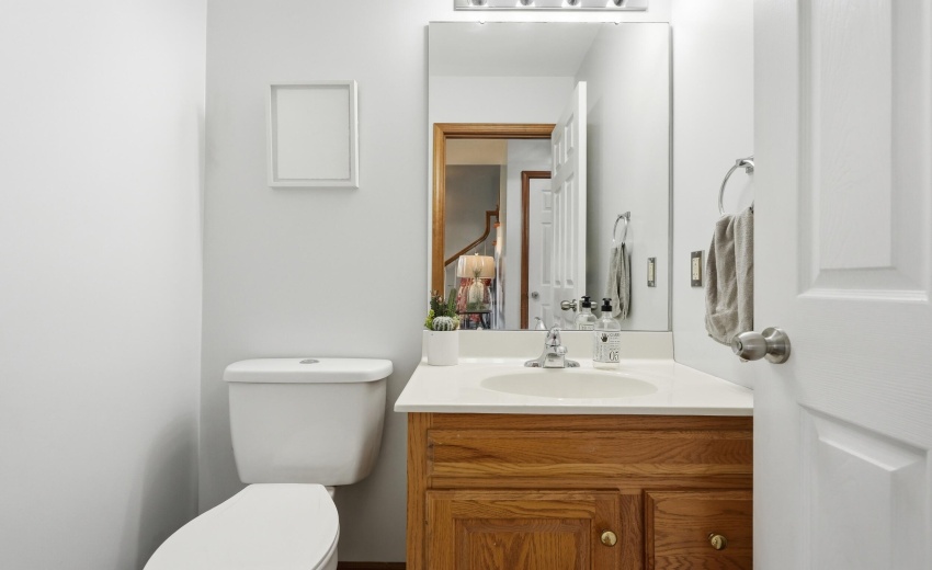 Half bath main floor