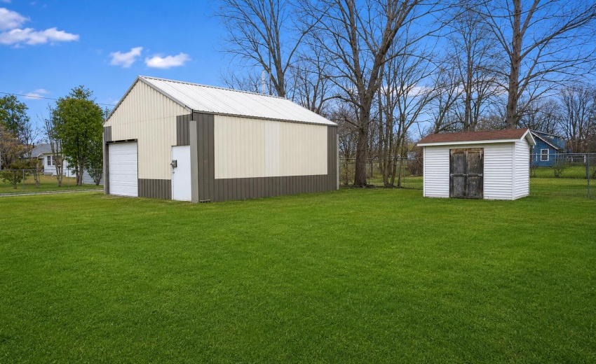 Backyard and Pole Barn