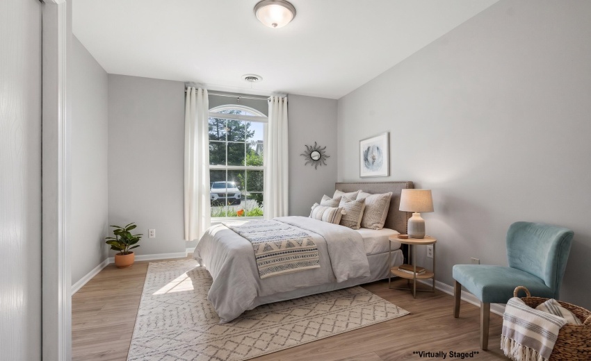 virtually staged bedroom 2