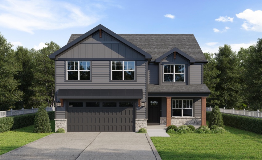 Carmela front elevation 2car