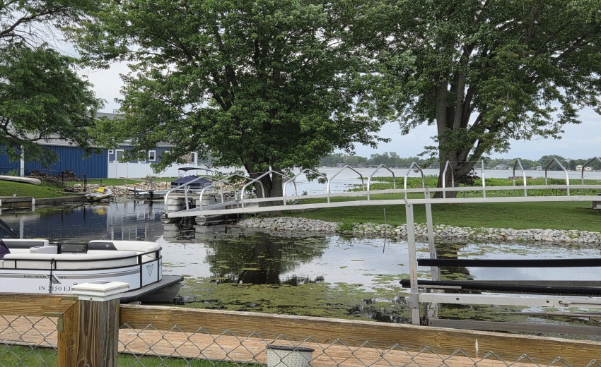70 feet of channel frontage