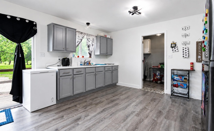 1838 kitchen view and pantry