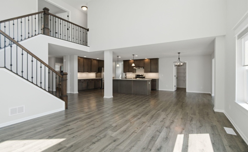 Living Room, Kitchen