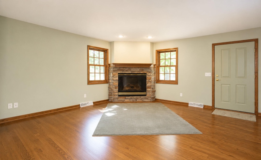 9Living room fireplace