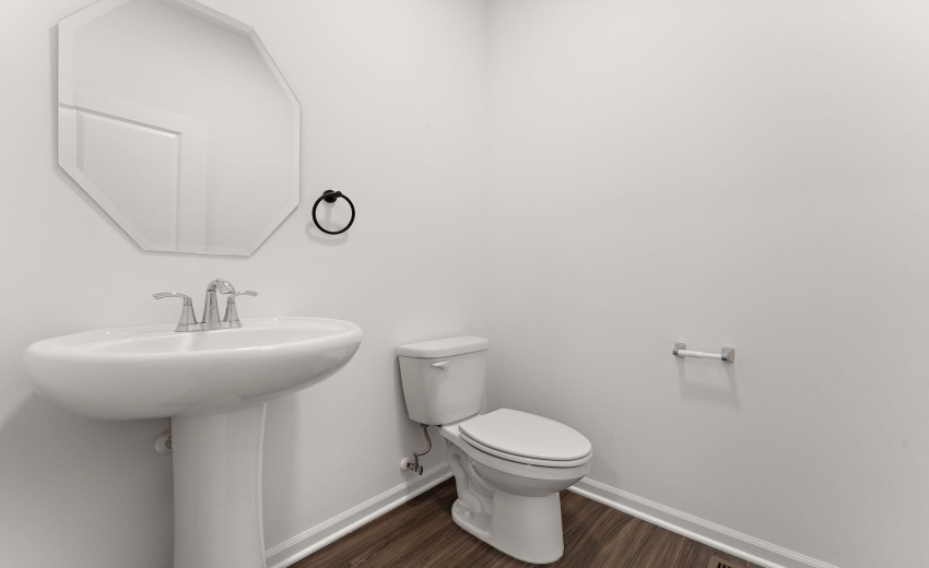 main level half bath