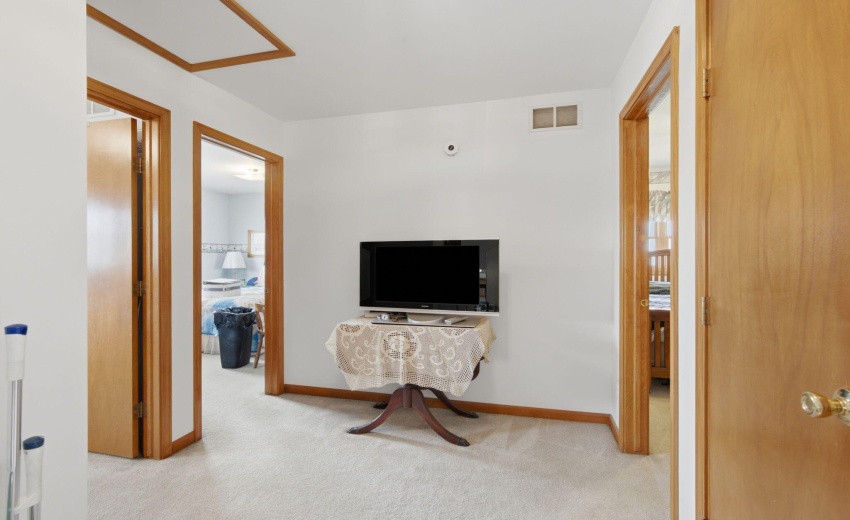upstairs