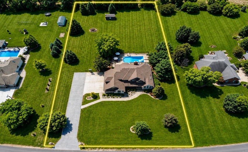 67 Drone Overhead With Lot Lines