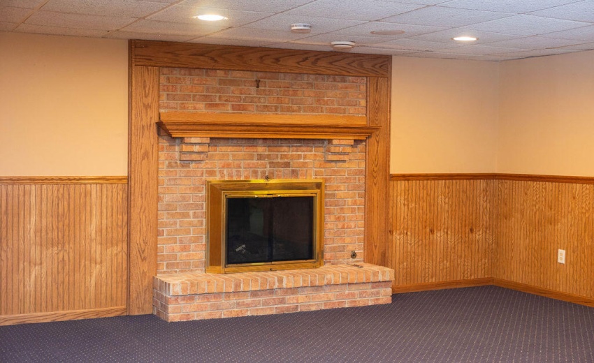 BASEMENT FIREPLACE