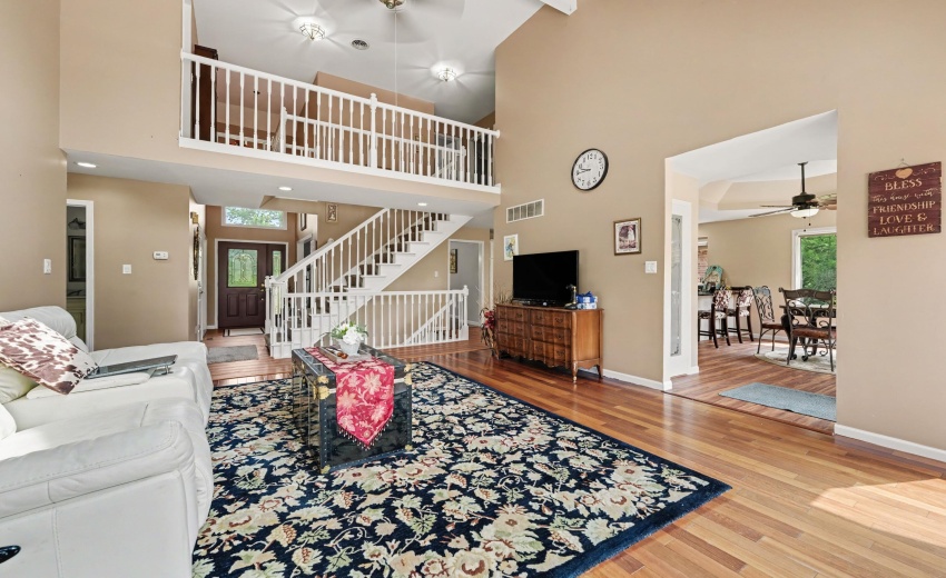 1103 living room stair case