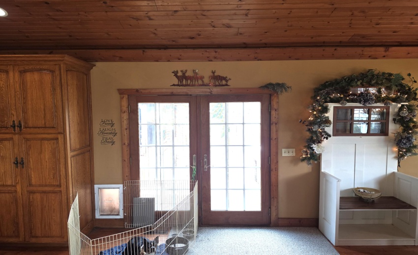 entry to deck