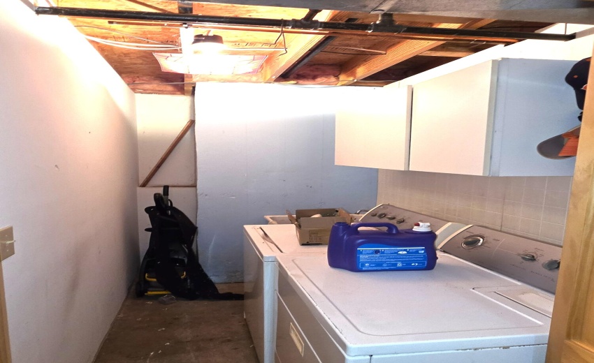 basement laundry