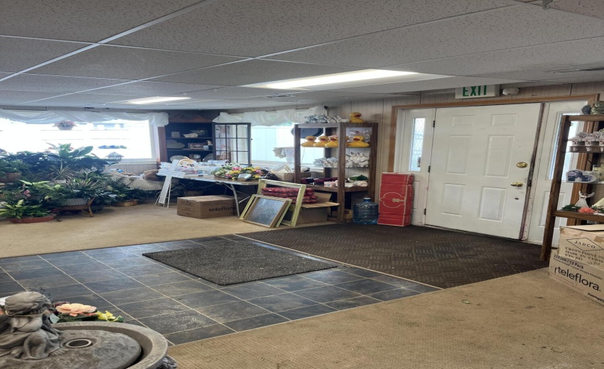 Main Floor Flower Shop Front door