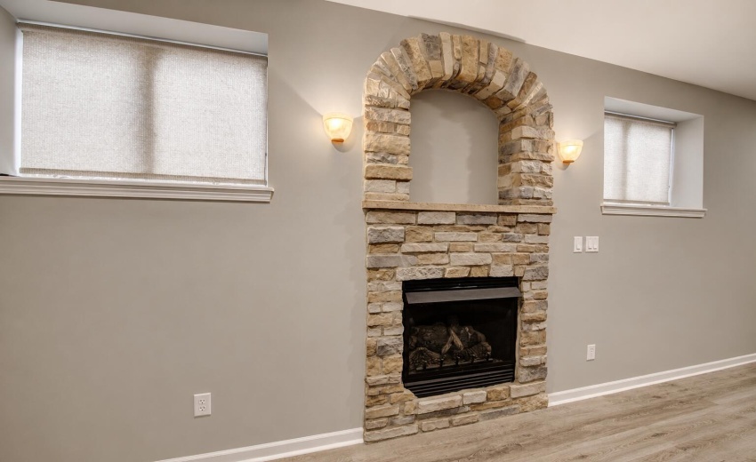 downstairs family room