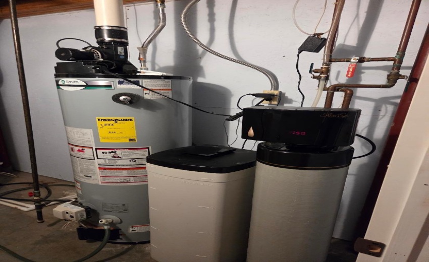 water heater and softner