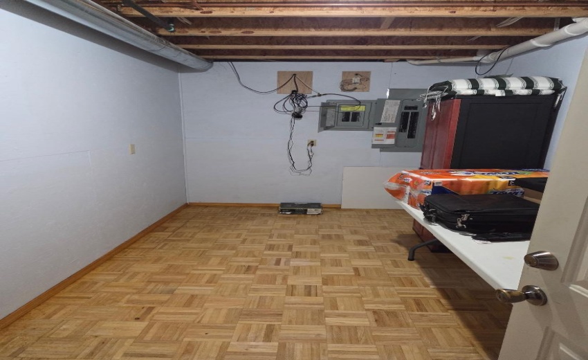 basement storage area