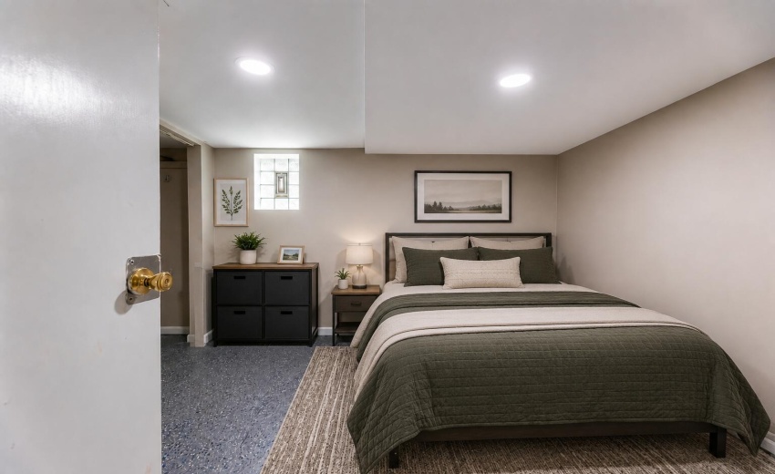 basment guesrroom