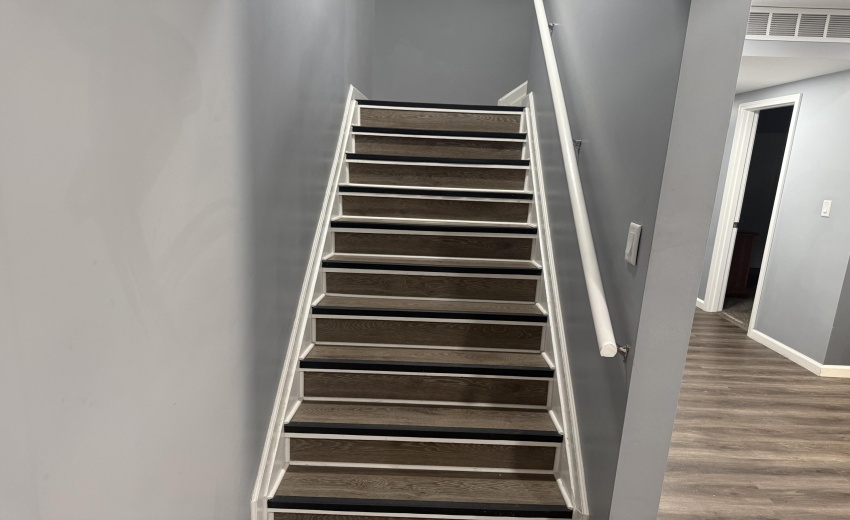 Stairs to upper