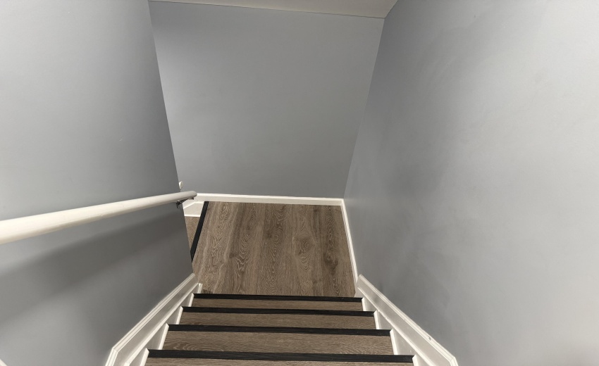 Stairs to upper