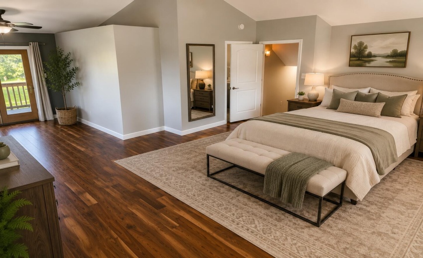 406 Northfield master with furniture