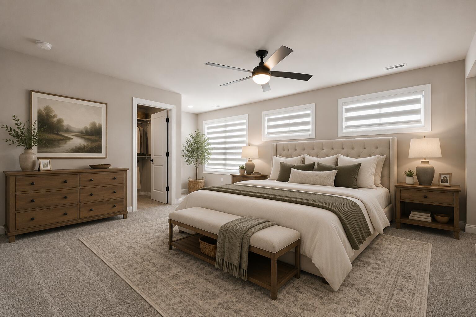 Calm Neutral Master Bedroom Retreat