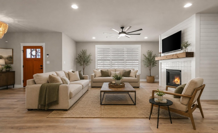 Cozy Modern Farmhouse Living Room